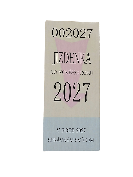 ČOKOLÁDA JÍZDENKA - mléčná