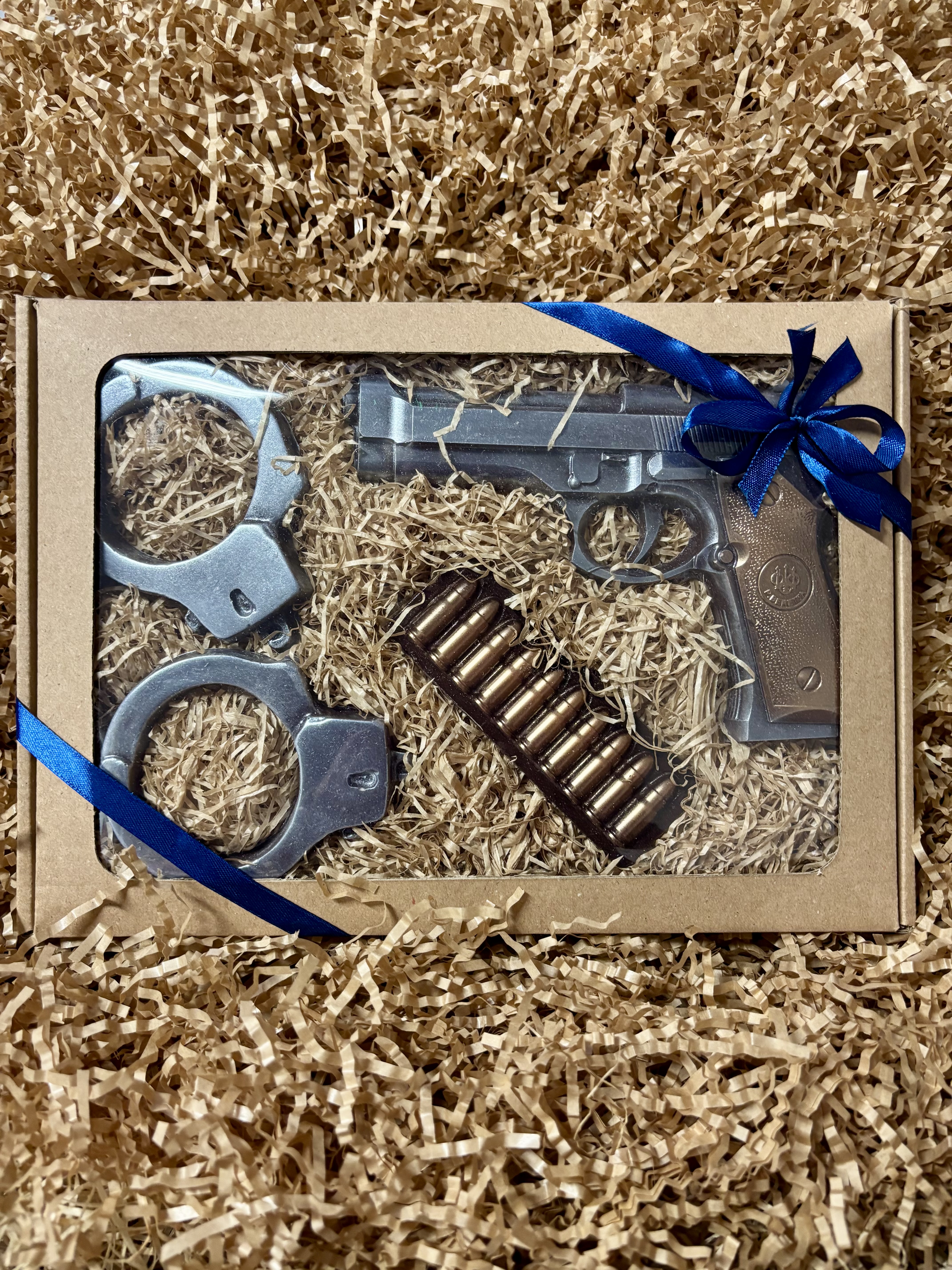 ČOKOLÁDOVÁ PISTOLE S NÁBOJI