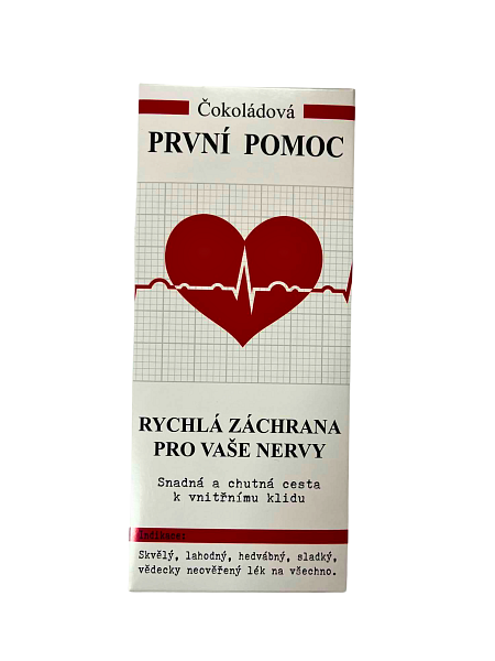 ČOKOLÁDOVÁ PRVNÍ POMOC - mléčná