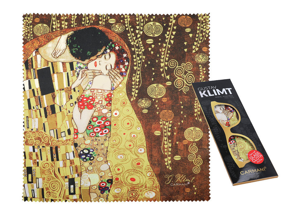 ČISTÍCÍ HADŘÍK NA BRÝLE G.KLIMT - POLIBEK